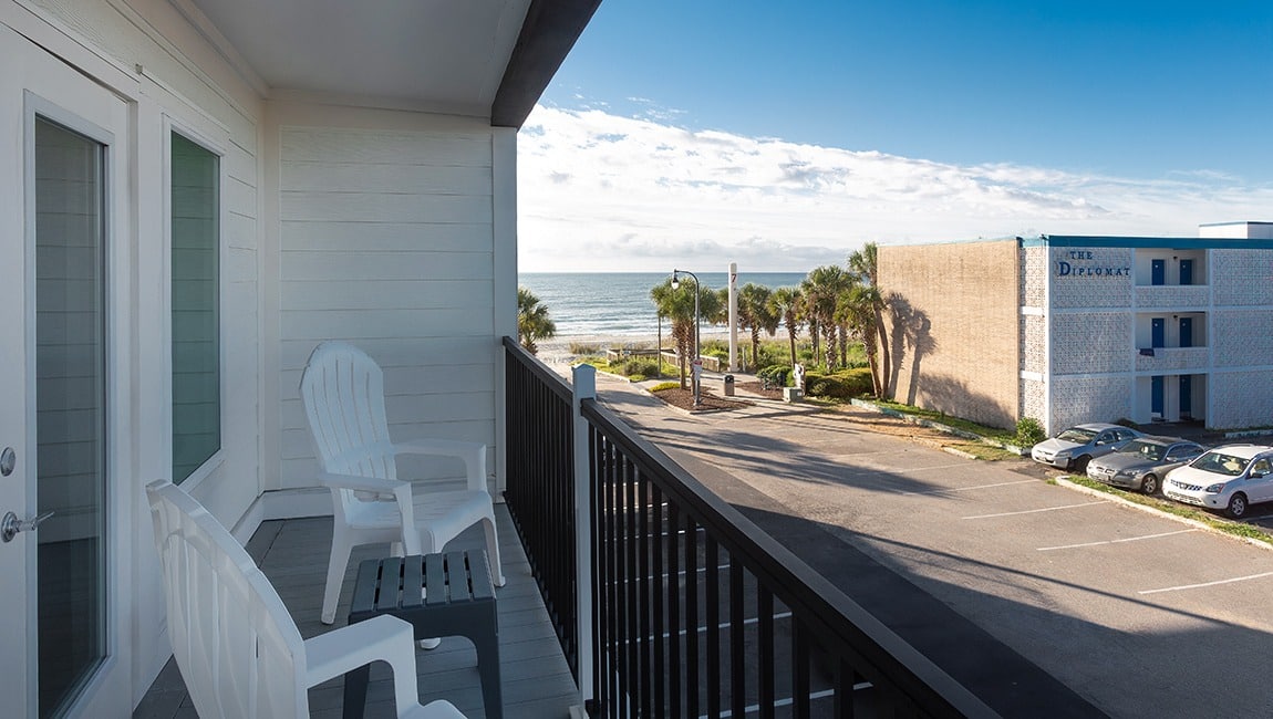 Ocean Escape Boardwalk | 1 Bedroom Boulevard Ocean View Condo (Sleeps 6)