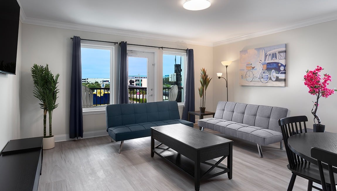 Ocean Escape Boardwalk | 1 Bedroom Boulevard Ocean View Condo (Sleeps 6)