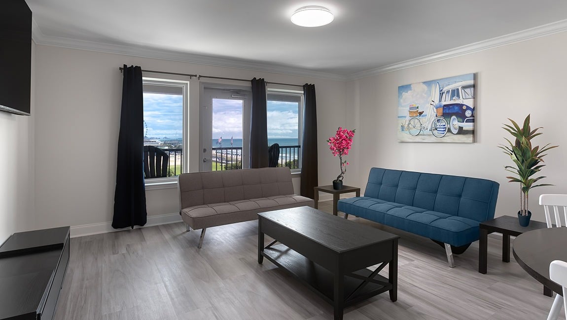 Ocean Escape Boardwalk | 1 Bedroom Ocean View Condo (Sleeps 6)