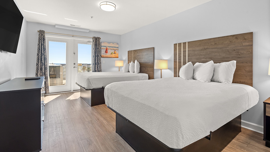 Ocean Escape | Ocean View 2 Bedroom – 2 Queens (Sleeps 8)