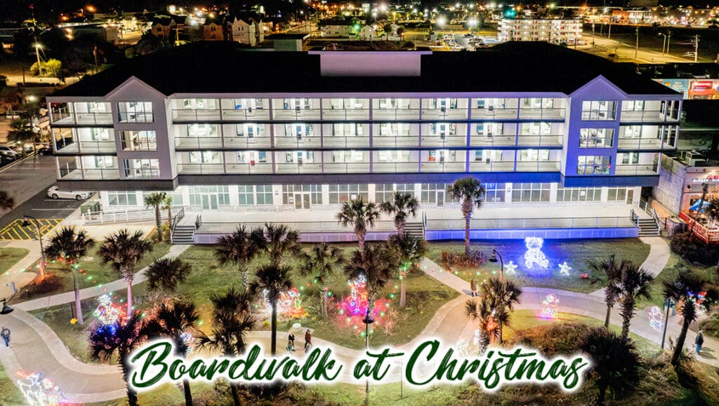 Boardwalk at Christmas