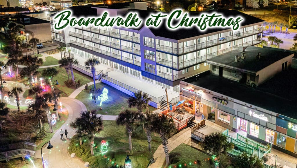 Boardwalk at Christmas