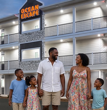 Family at Ocean Escape North